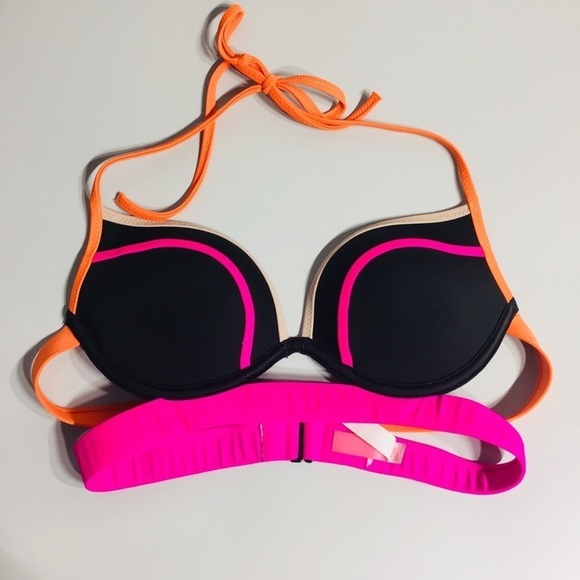 Victoria’s Secret neon accent swim bikini top - Picture 2 of 5